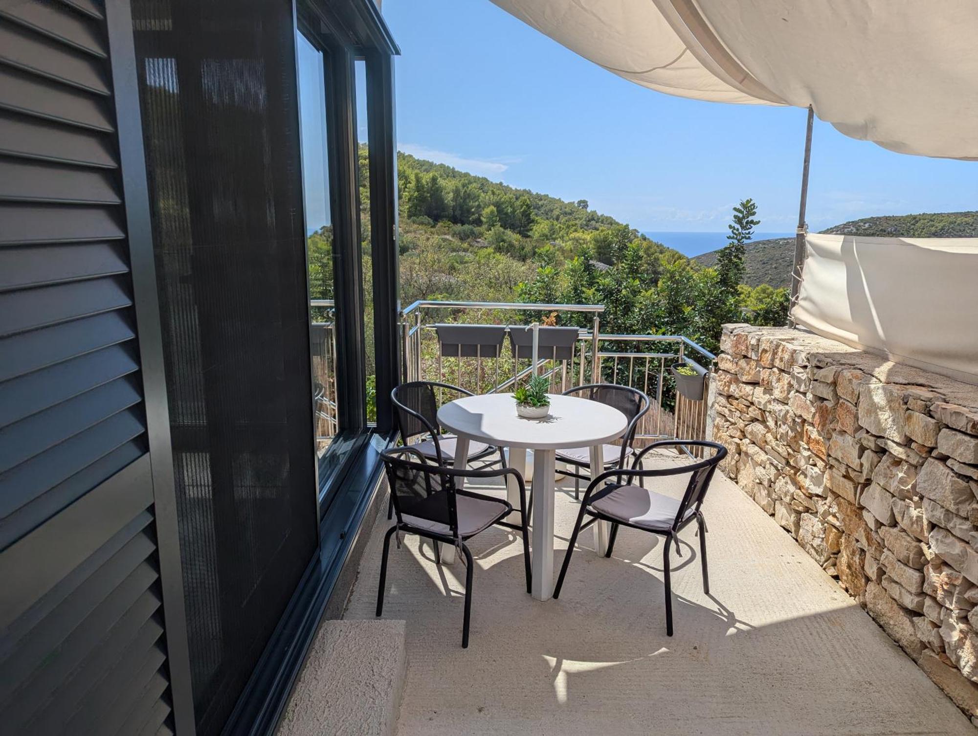 Villa Rural House Pikola With Sea View On Vis Island Komiža Exterior foto